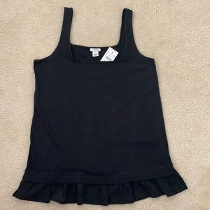 Black J. Crew Factory Tank Top * Size XS * NWT
